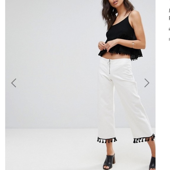 slim fit cropped pants